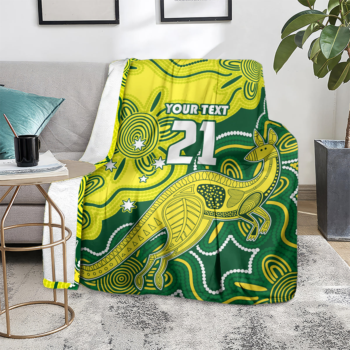 custom-australia-cricket-blanket-go-aussie-world-cup-2023-aboriginal-style-unique