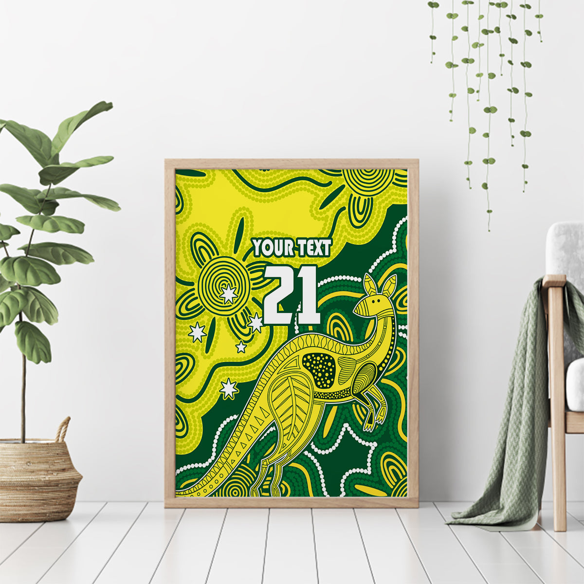custom-australia-cricket-canvas-wall-art-go-aussie-world-cup-2023-aboriginal-style-unique