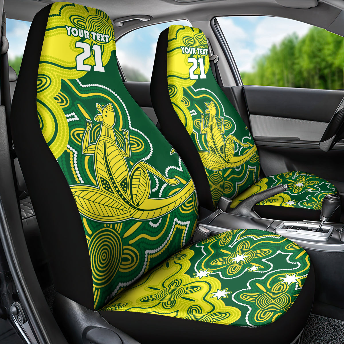 custom-australia-cricket-car-seat-cover-go-aussie-world-cup-2023-aboriginal-style-unique