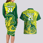 custom-australia-cricket-couples-matching-long-sleeve-bodycon-dress-and-hawaiian-shirt-go-aussie-world-cup-2023-aboriginal-style-unique