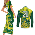 custom-australia-cricket-couples-matching-short-sleeve-bodycon-dress-and-long-sleeve-button-shirts-go-aussie-world-cup-2023-aboriginal-style-unique