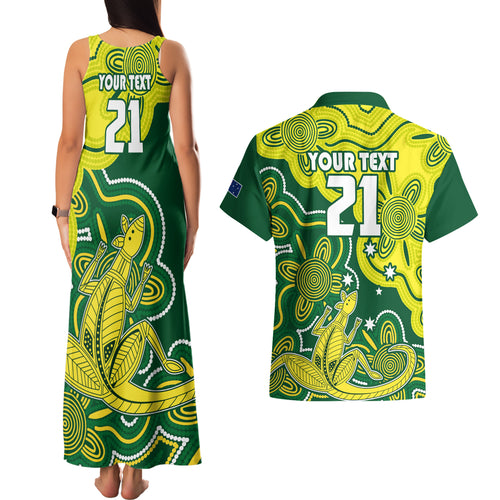 custom-australia-cricket-couples-matching-tank-maxi-dress-and-hawaiian-shirt-go-aussie-world-cup-2023-aboriginal-style-unique