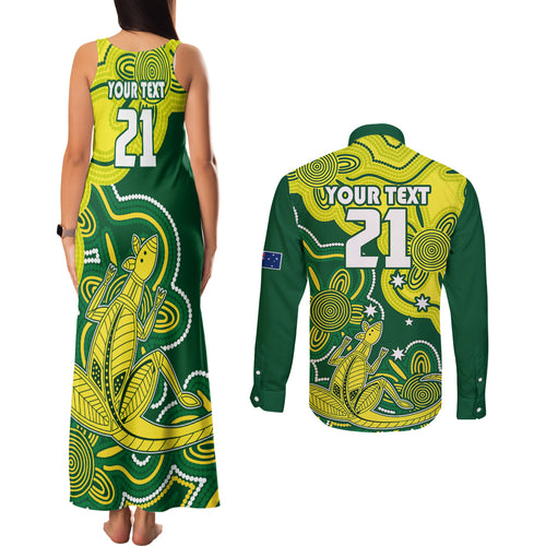 custom-australia-cricket-couples-matching-tank-maxi-dress-and-long-sleeve-button-shirts-go-aussie-world-cup-2023-aboriginal-style-unique
