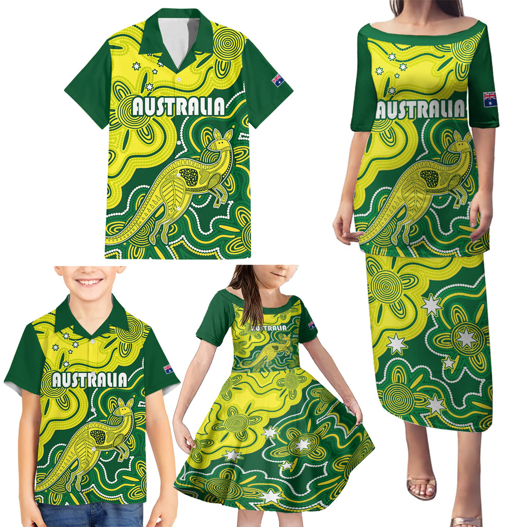 custom-australia-cricket-family-matching-puletasi-dress-and-hawaiian-shirt-go-aussie-world-cup-2023-aboriginal-style-unique