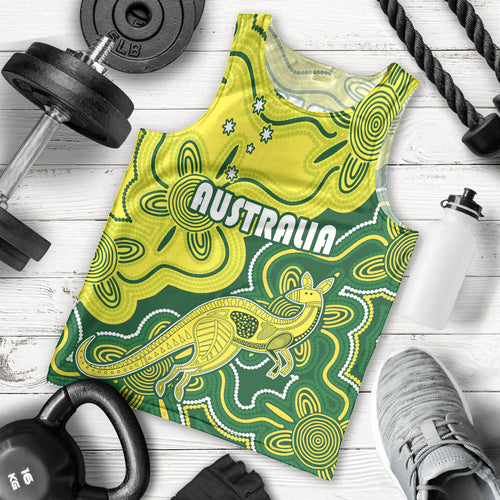 custom-australia-cricket-men-tank-top-go-aussie-world-cup-2023-aboriginal-style-unique