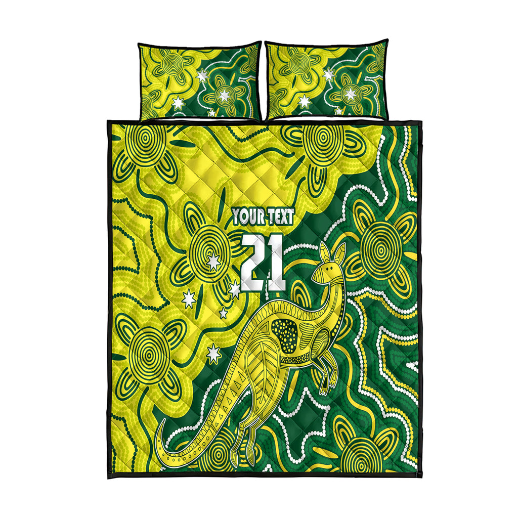 custom-australia-cricket-quilt-bed-set-go-aussie-world-cup-2023-aboriginal-style-unique