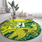 custom-australia-cricket-round-carpet-go-aussie-world-cup-2023-aboriginal-style-unique