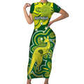 custom-australia-cricket-short-sleeve-bodycon-dress-go-aussie-world-cup-2023-aboriginal-style-unique