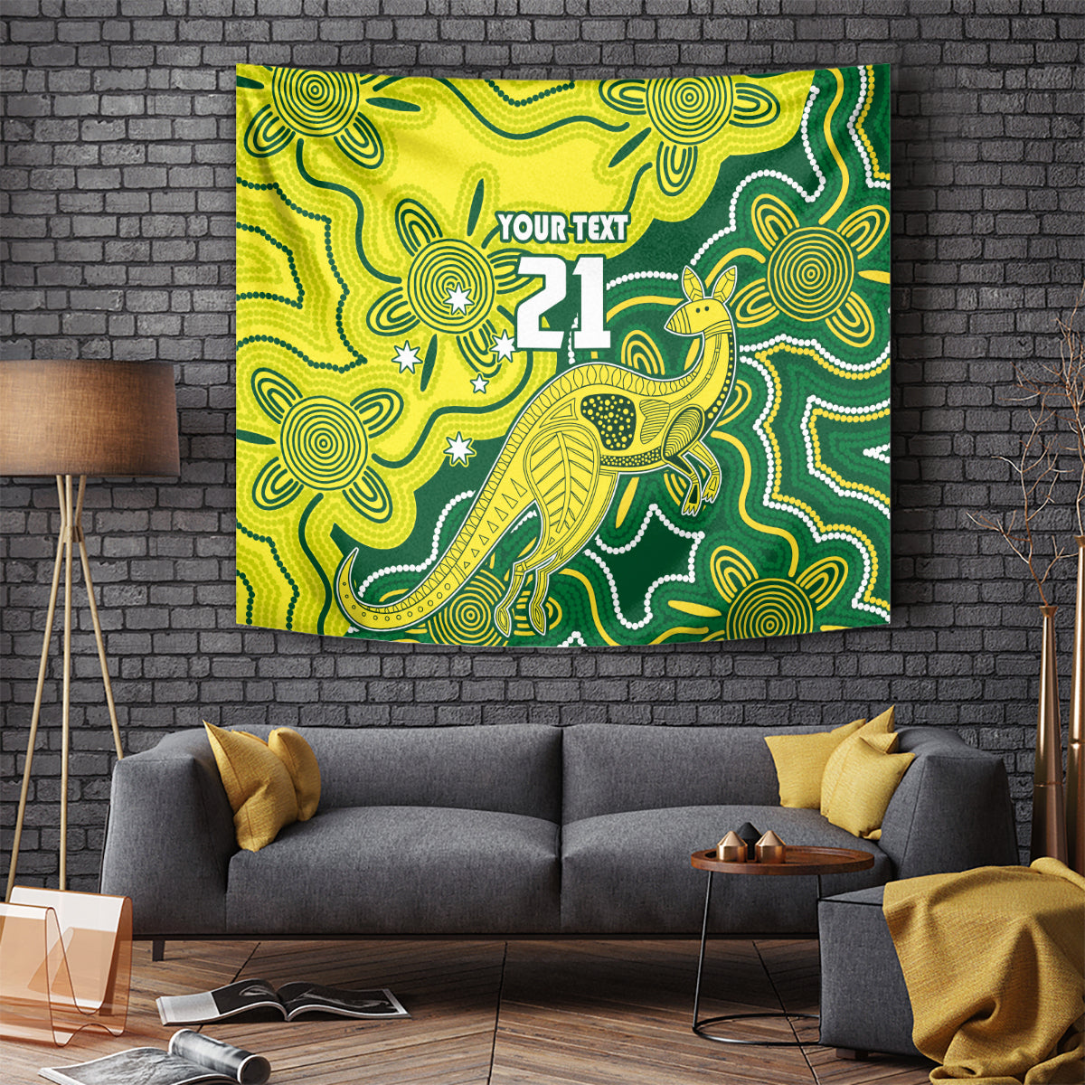 custom-australia-cricket-tapestry-go-aussie-world-cup-2023-aboriginal-style-unique