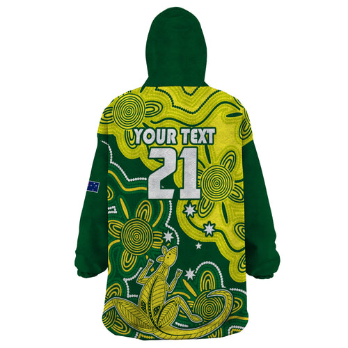 custom-australia-cricket-wearable-blanket-hoodie-go-aussie-world-cup-2023-aboriginal-style-unique