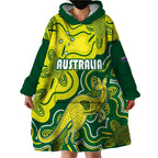 custom-australia-cricket-wearable-blanket-hoodie-go-aussie-world-cup-2023-aboriginal-style-unique
