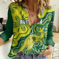 custom-australia-cricket-women-casual-shirt-go-aussie-world-cup-2023-aboriginal-style-unique