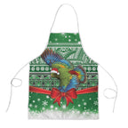 New Zealand Kea Bird Christmas Apron Maori Inspired Knitted Patterns