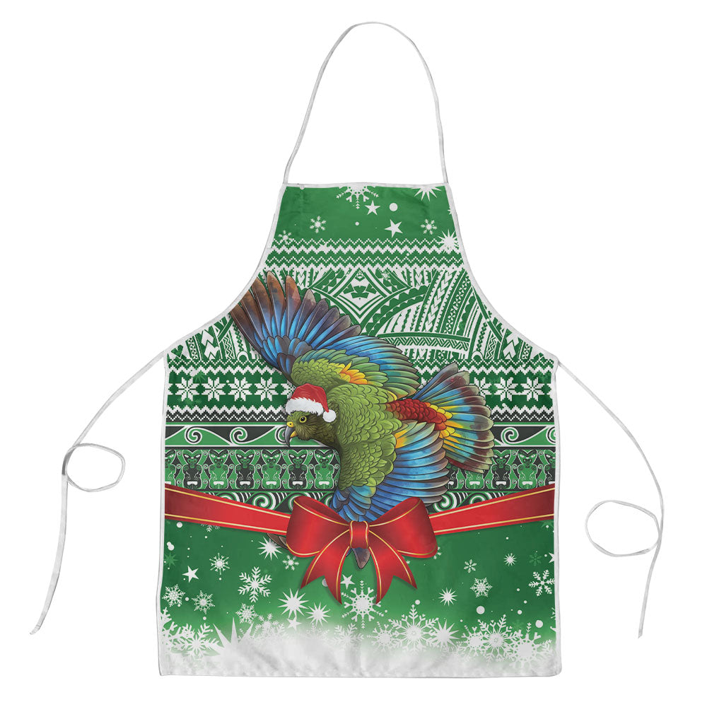 New Zealand Kea Bird Christmas Apron Maori Inspired Knitted Patterns