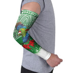 New Zealand Kea Bird Christmas Arm Sleeves Maori Inspired Knitted Patterns