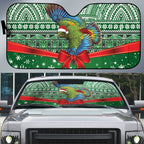 New Zealand Kea Bird Christmas Auto Sun Shade Maori Inspired Knitted Patterns
