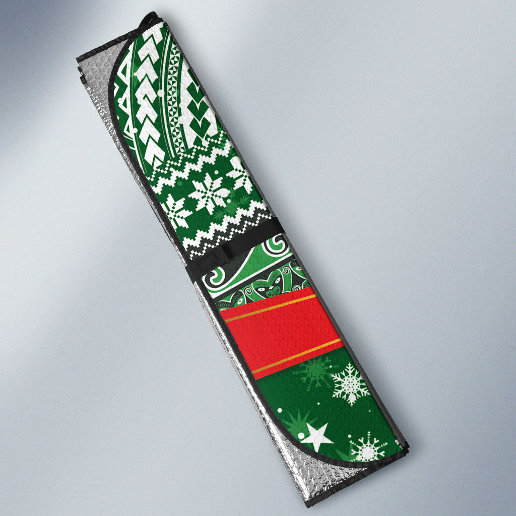 New Zealand Kea Bird Christmas Auto Sun Shade Maori Inspired Knitted Patterns