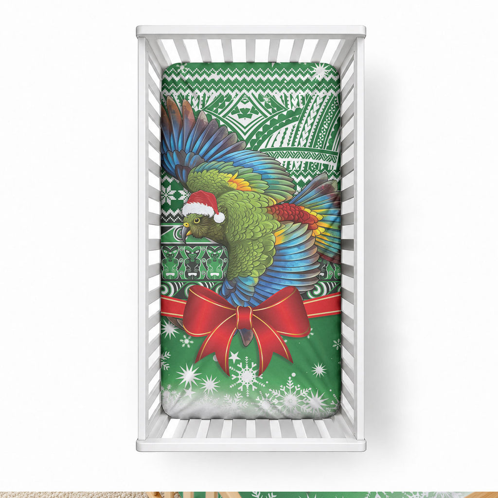 New Zealand Kea Bird Christmas Baby Bed Cover Maori Inspired Knitted Patterns