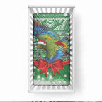 New Zealand Kea Bird Christmas Baby Bed Cover Maori Inspired Knitted Patterns