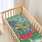 New Zealand Kea Bird Christmas Baby Bed Cover Maori Inspired Knitted Patterns