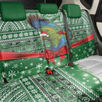 New Zealand Kea Bird Christmas Back Car Seat Cover Maori Inspired Knitted Patterns