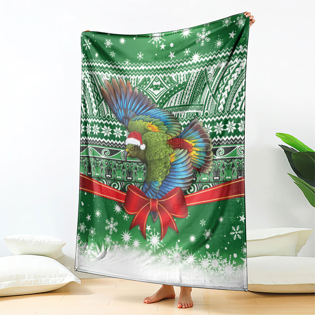 New Zealand Kea Bird Christmas Blanket Maori Inspired Knitted Patterns