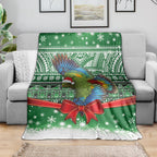 New Zealand Kea Bird Christmas Blanket Maori Inspired Knitted Patterns