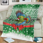 New Zealand Kea Bird Christmas Blanket Maori Inspired Knitted Patterns
