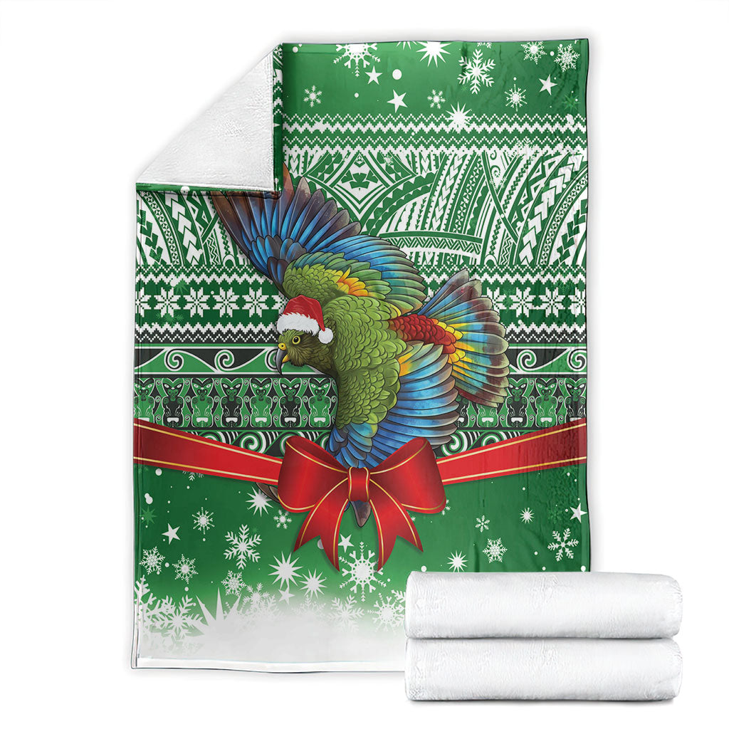 New Zealand Kea Bird Christmas Blanket Maori Inspired Knitted Patterns