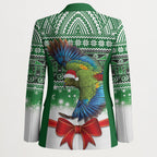 New Zealand Kea Bird Christmas Blazer Maori Inspired Knitted Patterns