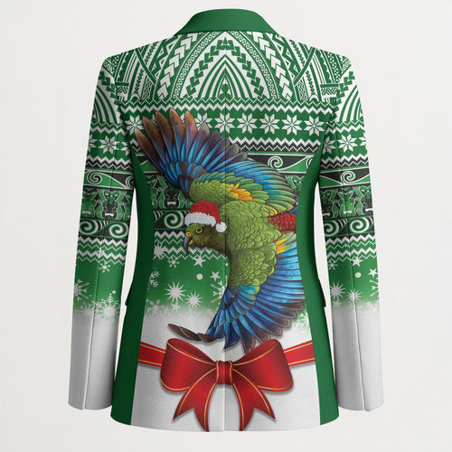 New Zealand Kea Bird Christmas Blazer Maori Inspired Knitted Patterns