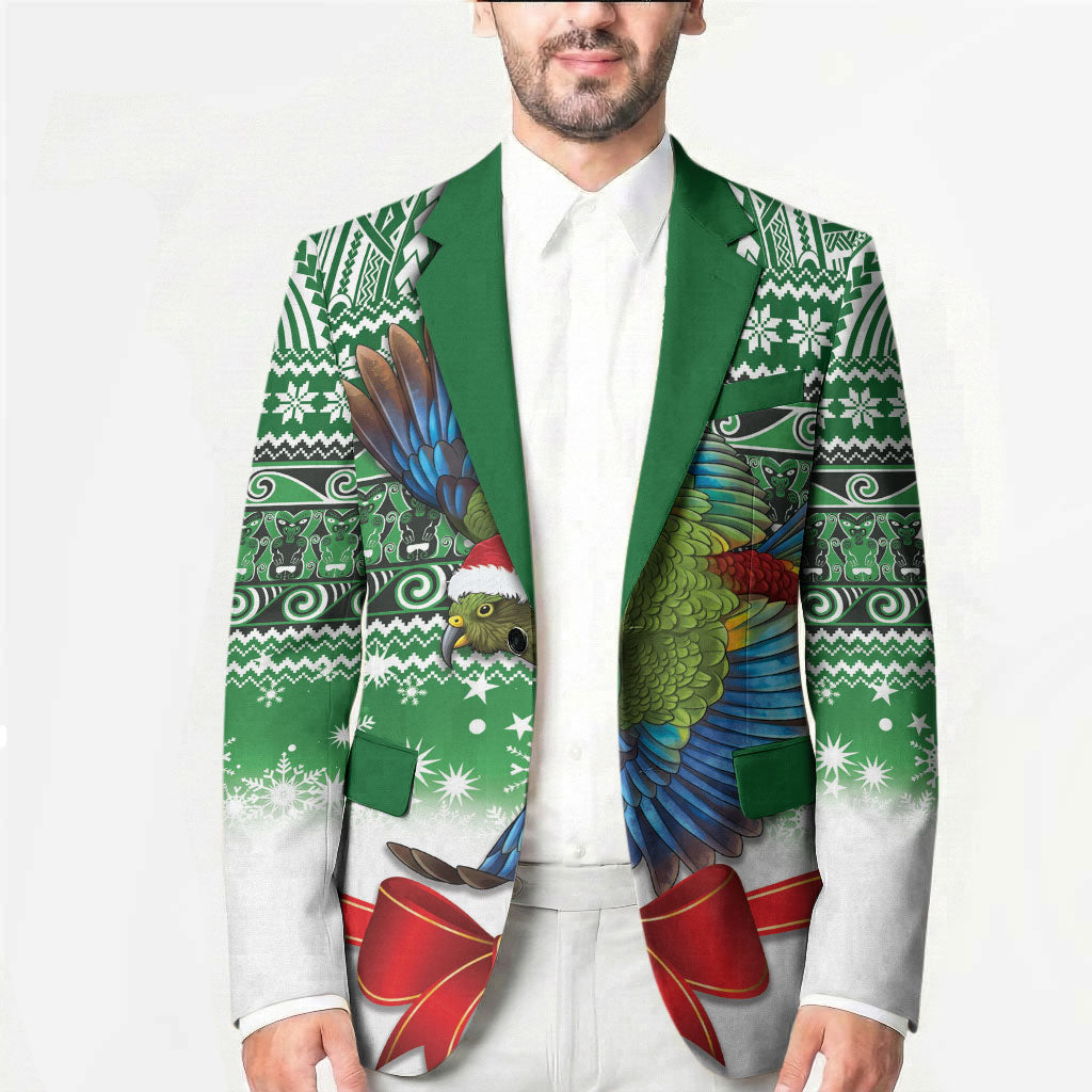 New Zealand Kea Bird Christmas Blazer Maori Inspired Knitted Patterns