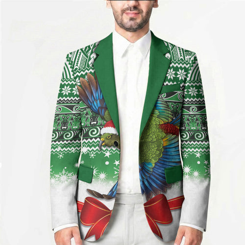New Zealand Kea Bird Christmas Blazer Maori Inspired Knitted Patterns
