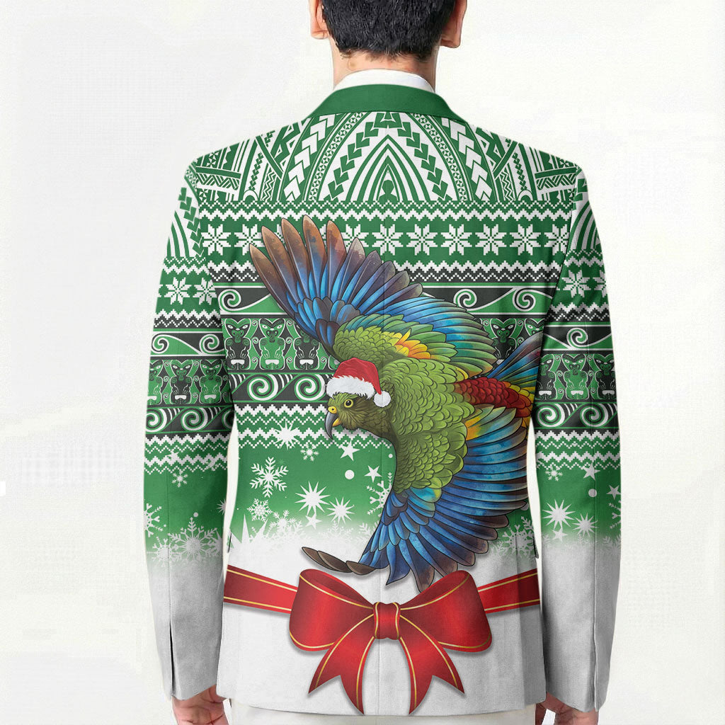 New Zealand Kea Bird Christmas Blazer Maori Inspired Knitted Patterns
