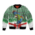 New Zealand Kea Bird Christmas Bomber Jacket Maori Inspired Knitted Patterns