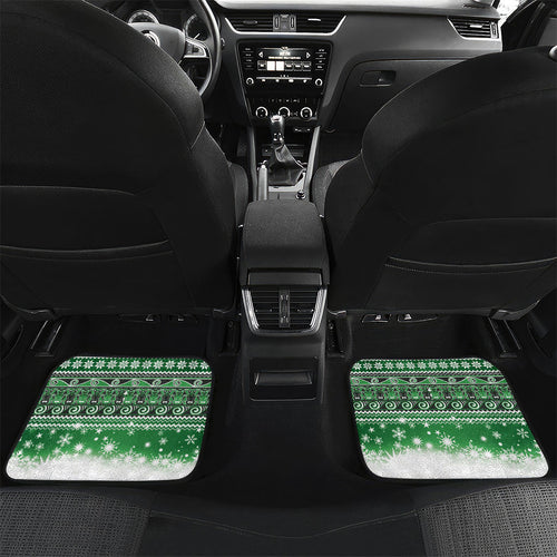 New Zealand Kea Bird Christmas Car Mats Maori Inspired Knitted Patterns