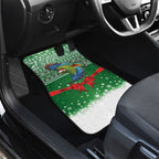 New Zealand Kea Bird Christmas Car Mats Maori Inspired Knitted Patterns