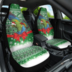 New Zealand Kea Bird Christmas Car Seat Cover Maori Inspired Knitted Patterns