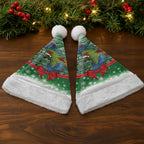 New Zealand Kea Bird Christmas Santa Hat Maori Inspired Knitted Patterns