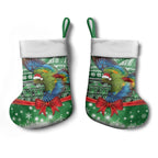 New Zealand Kea Bird Christmas Stocking Maori Inspired Knitted Patterns