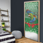 New Zealand Kea Bird Christmas Door Cover Maori Inspired Knitted Patterns