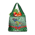 New Zealand Kea Bird Christmas Grocery Bag Maori Inspired Knitted Patterns