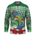 New Zealand Kea Bird Christmas Hockey Jersey Maori Inspired Knitted Patterns