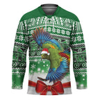 New Zealand Kea Bird Christmas Hockey Jersey Maori Inspired Knitted Patterns