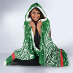 New Zealand Kea Bird Christmas Hooded Blanket Maori Inspired Knitted Patterns