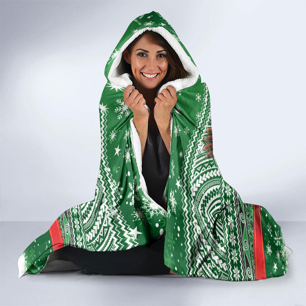 New Zealand Kea Bird Christmas Hooded Blanket Maori Inspired Knitted Patterns