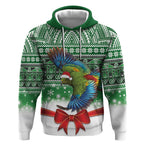 New Zealand Kea Bird Christmas Hoodie Maori Inspired Knitted Patterns