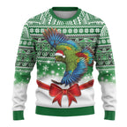 New Zealand Kea Bird Christmas Ugly Christmas Sweater Maori Inspired Knitted Patterns