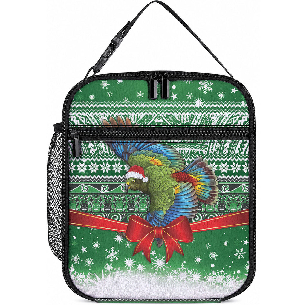 New Zealand Kea Bird Christmas Lunch Bag Maori Inspired Knitted Patterns