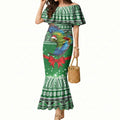 New Zealand Kea Bird Christmas Mermaid Dress Maori Inspired Knitted Patterns